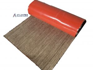 500 Degree F Continuous Exposure ATLANTEX PT56100-10-100 Pyrotex Industrial Knit Fire Sleeve Dash Size-56 3 1/2 x 100 